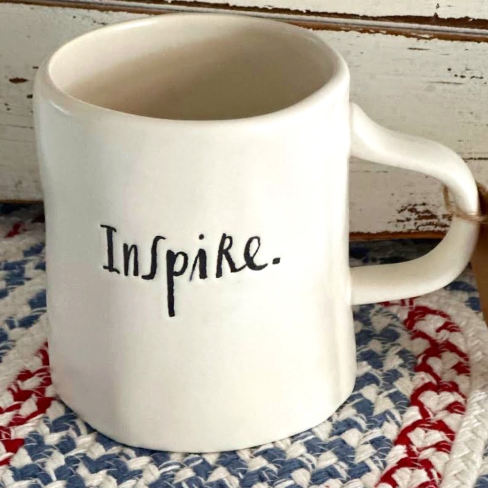 RAE DUNN Artisan Collection Inspire In Cursive Mug